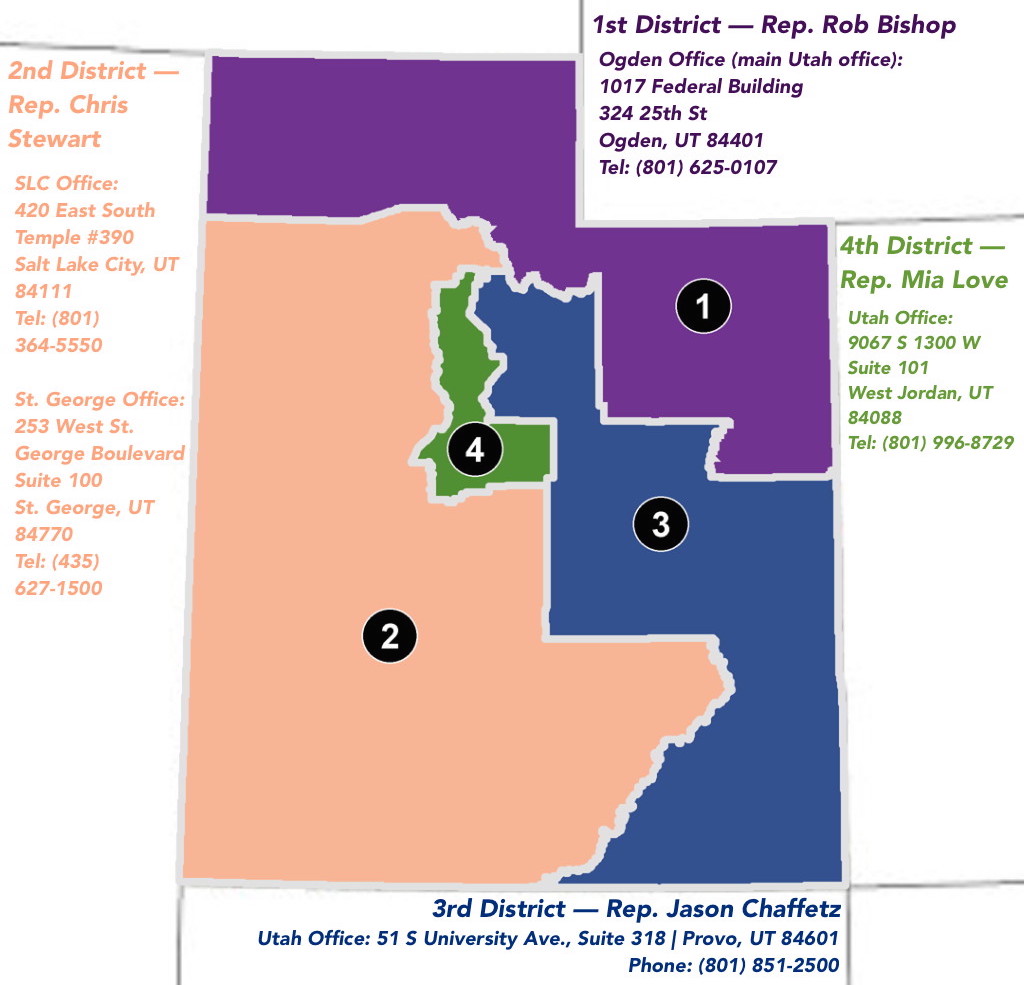 com utah congressional district map utah gov