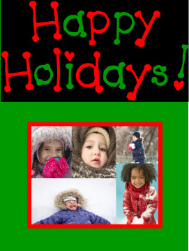 2016 holiday card front